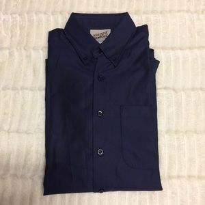 NWT Naked & Famous Dress Shirt - Navy
